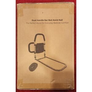 Dual Handle Bar Bed Assist Rail - Supports up to 300 Lbs. NIB